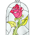 Top Beauty And The Beast Rose Coloring Page Heart Images