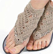 Sandalias a ganchilo Sandalias a ganchilo