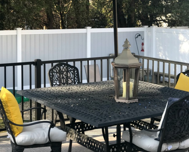 outdoor patio set