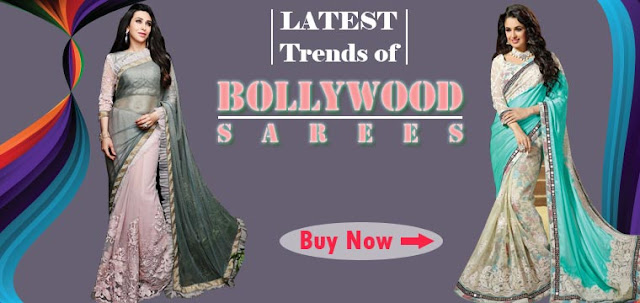 Latest Fashion Trends in Sarees in Bollywood Celebrity heroin actress 