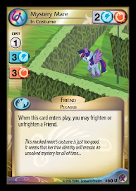 My Little Pony Mystery Mare, In Costume Marks in Time CCG Card