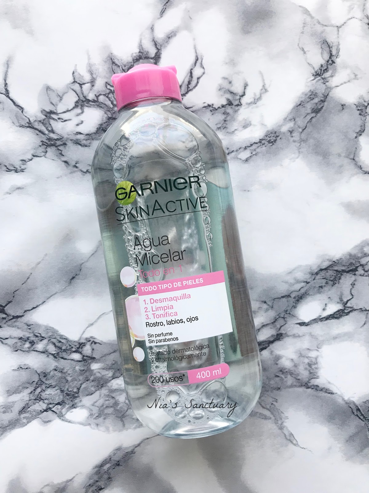 Agua Micelar Garnier uso, trucos y opinión sincera El Santuario de Nia Nia's Sanctuary Agua Micelar Garnier uso, trucos y opinión sincera El Santuario de Nia Nia's Sanctuary