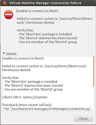 KVM Connection Failure