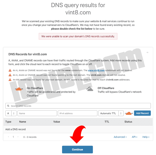 Cloudflare DNS Scan Cloudflare DNS Scan