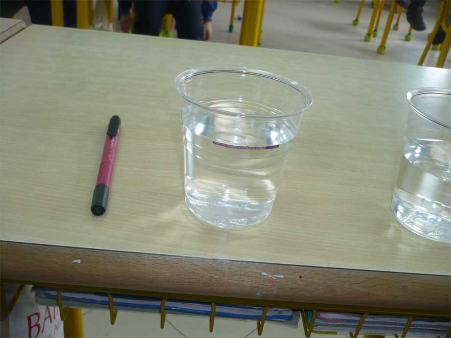 TEMPO PIENO DI.......... ESPERIMENTO CON L'ACQUA FASE 1