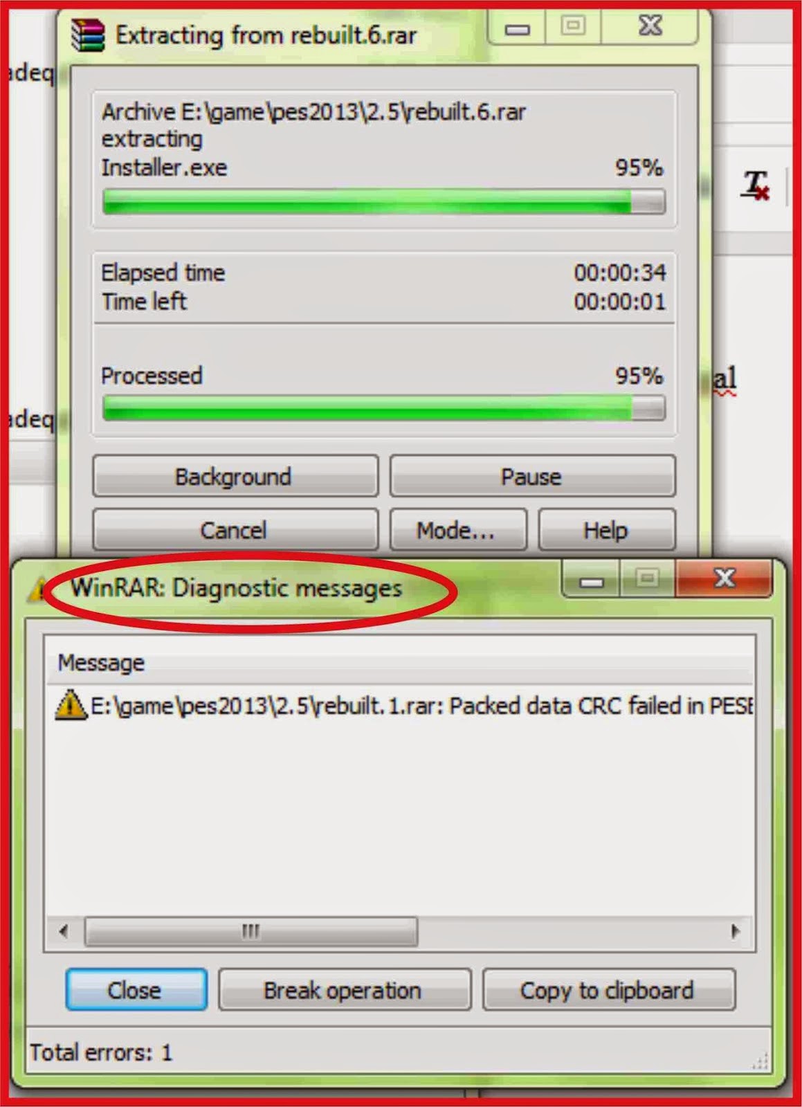 Cara Mengatasi Winrar Diagnostic Messages Cannot Execute