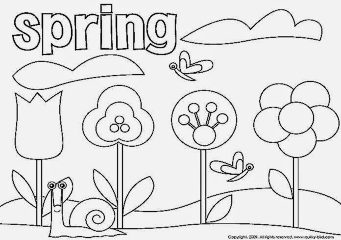 Free Spring Coloring Pages | Free Coloring Pictures