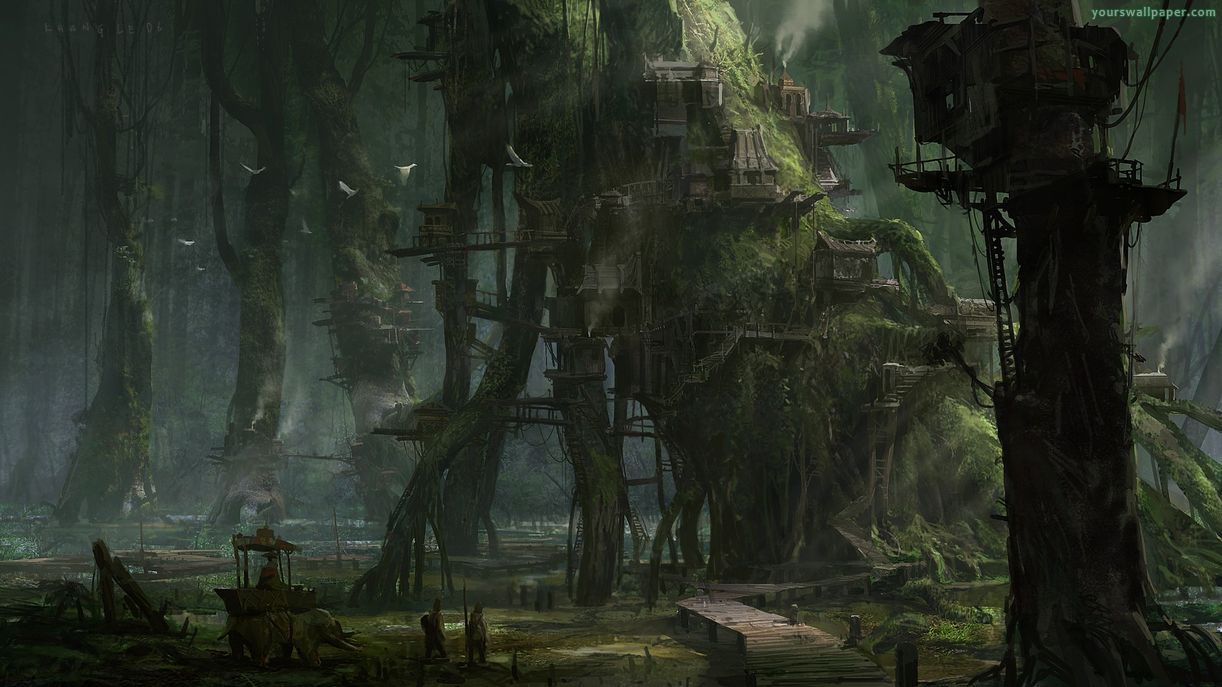 Nerdovore Elven Villages and Architecture