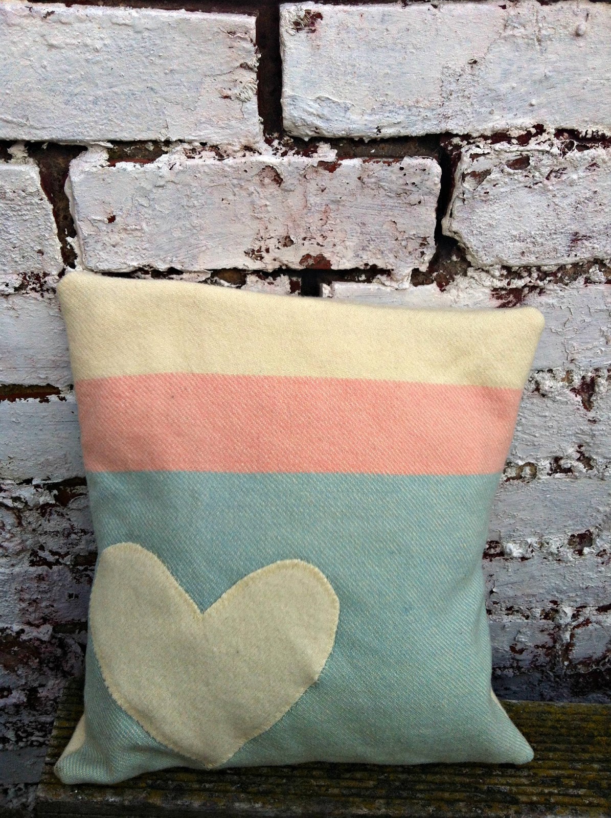 Salute to Cute Vintage Wool Blanket Cushions