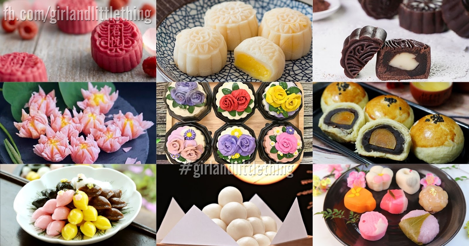 Girlandlittlething - Con Gái Và Những Điều Nhỏ Xinh: Tuyển Tập Cách Làm 20 Món Bánh Trung Thu Hiện Đại