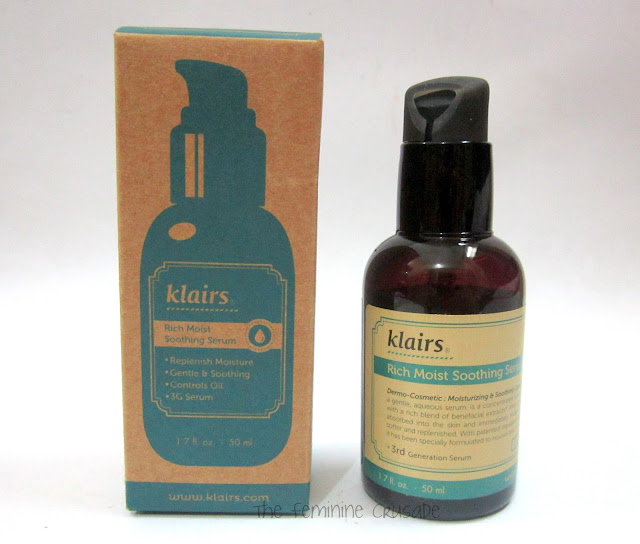 Klairs Rich Moist Soothing Serum Review - Klairs Rich Moist Soothing