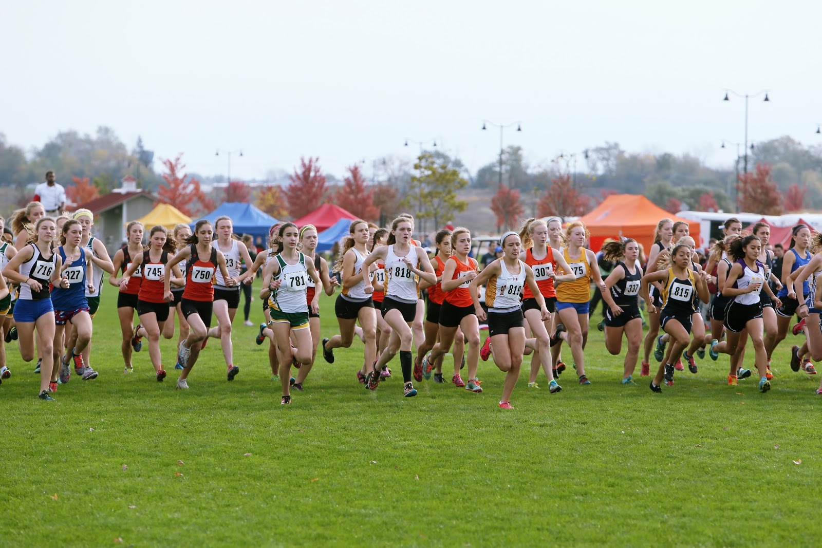 Mark Kodiak Ukena IHSA Girls Class 3A Waukegan Cross Country Sectional