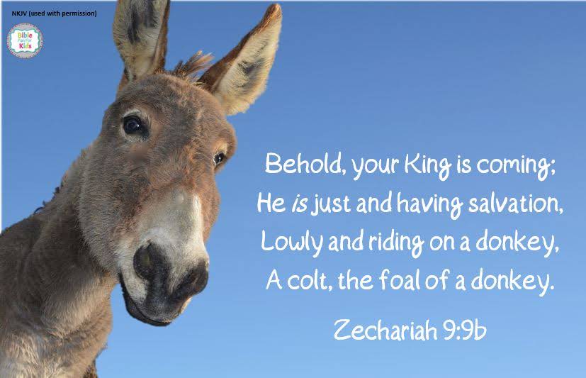 Zechariah's Prophecy about Jesus Bible Fun For Kids