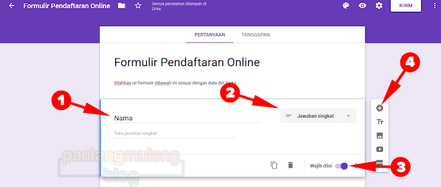Cara Membuat Formulir Pendaftaran Online Cara Membuat Formulir Pendaftaran Online