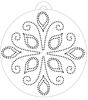 Weihnachtliche Prickelbilder Teil 2 - Tipss und Vorlagen