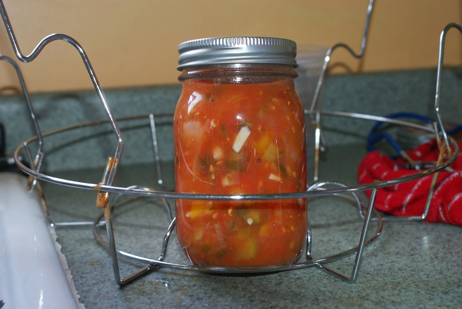 Sanctae Familiae Villa Canning Salsa Water Bath Method Revised*