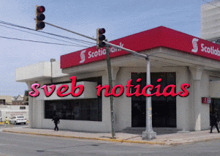 Asaltan el banco Scotiabank en Reynosa Tamaulipas este Lunes