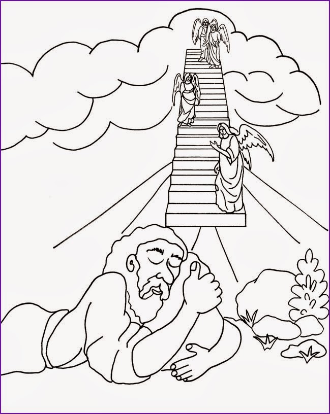 jacob in the bible coloring pages - photo #7