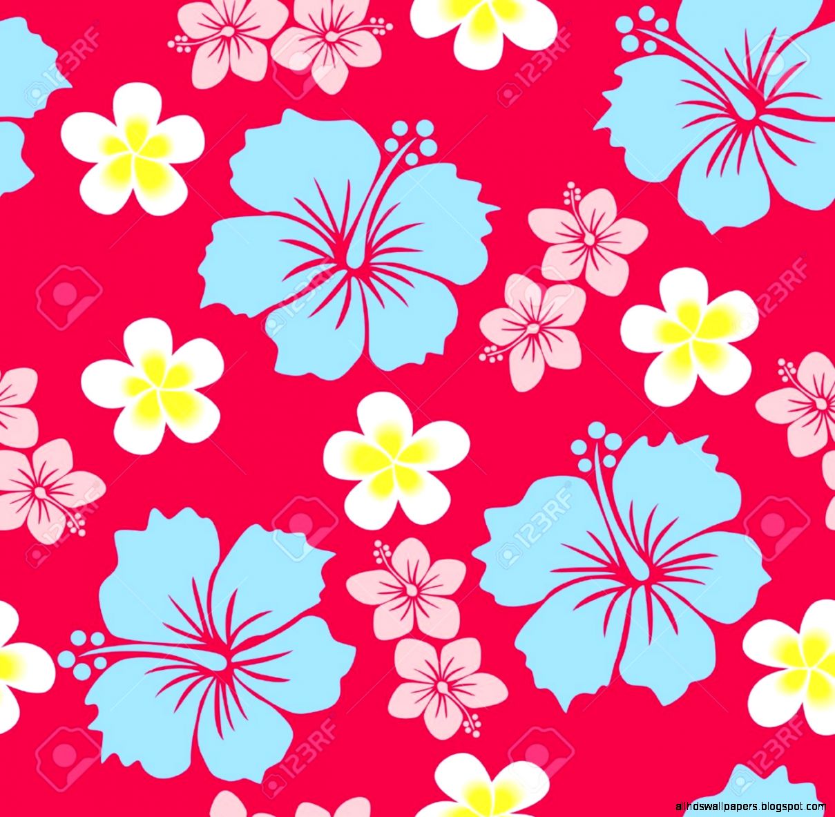 Hibiscus Background Royalty Free Cliparts Vectors And Stock