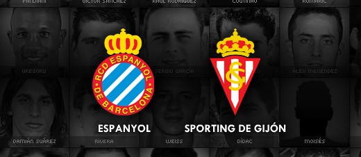 Ver en vivo el Espanyol - Sporting de Gijón