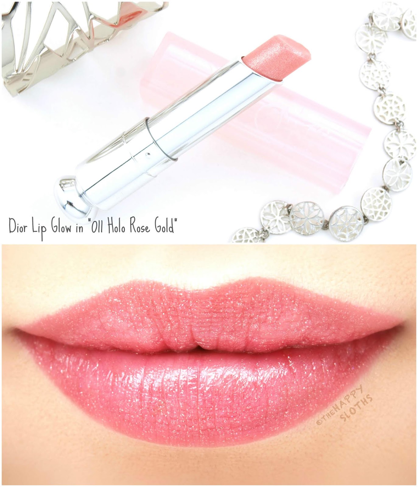 Dior | Lip Glow in "011 Holo Rose Gold": Review and Swatches