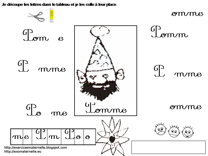 Maternelle: Quand je serai grand, je serai le Père Noël : lettres