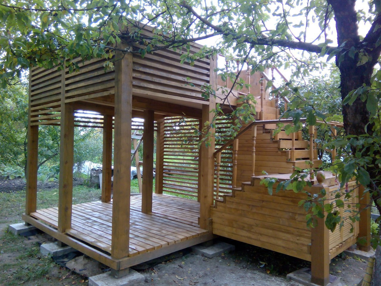 Беседка 2 на 2 своими руками