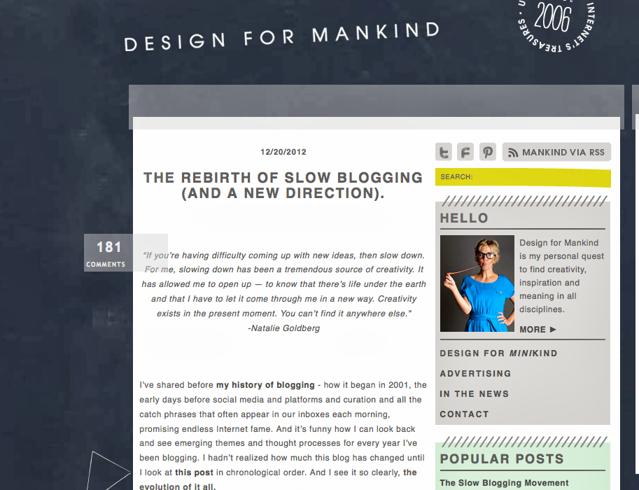design for mankind blog