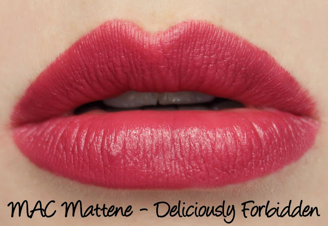 MAC MONDAY | Posh Paradise - Deliciously Forbidden Mattene Swatches & Review