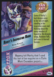My Little Pony Rarity's Inspiration Room Series 4 Trading Card