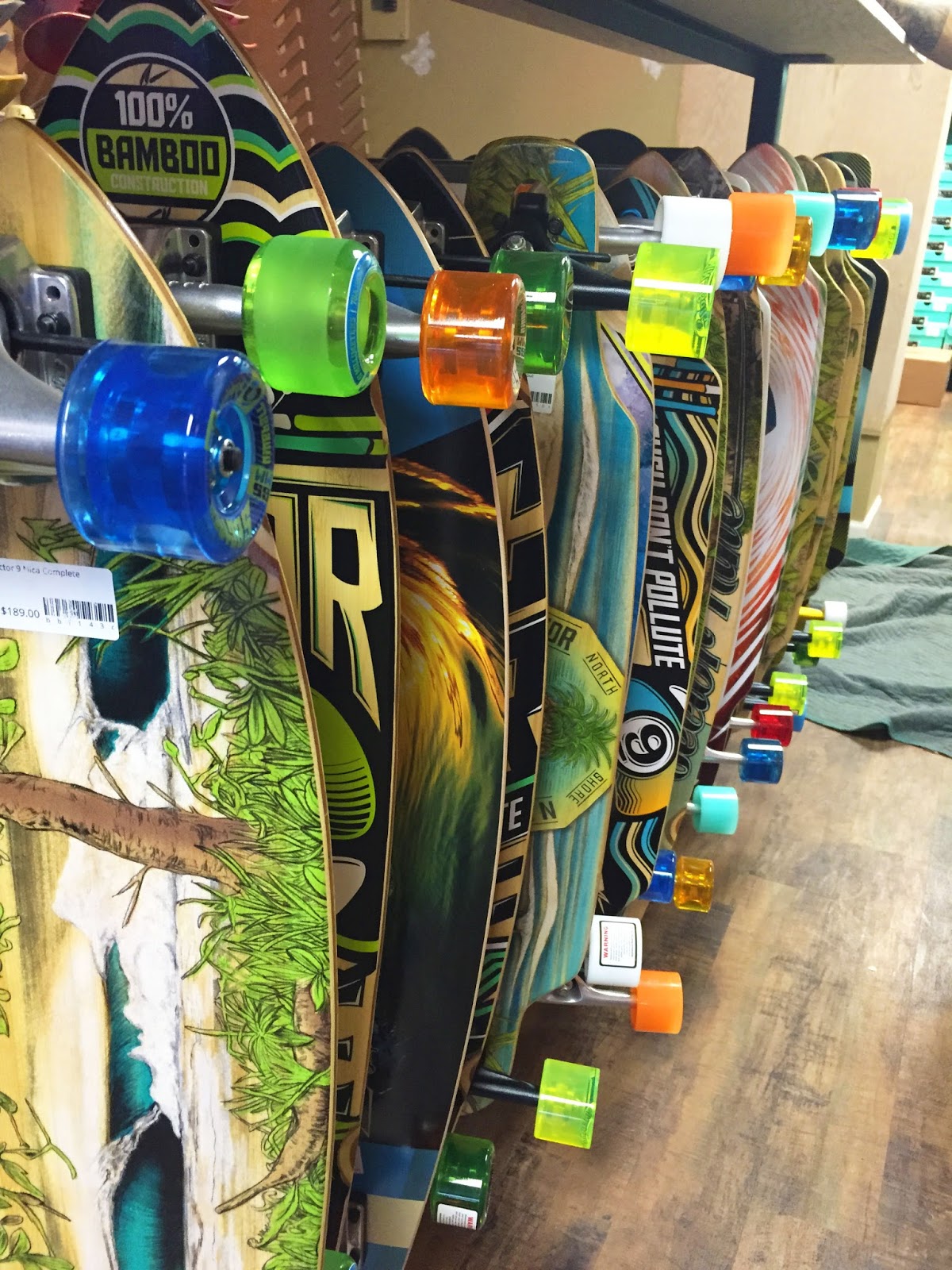 Galactic G SK8 Shop New Longboard Skateboard Rack