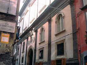 The facade of the Palazzo Marigliano