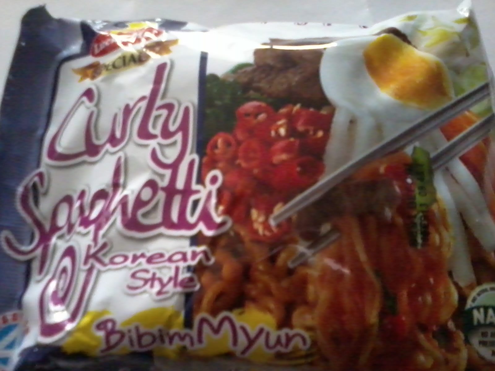 Lucky Me Special Curly Spaghetti Korean Style (BibimMyun) Security