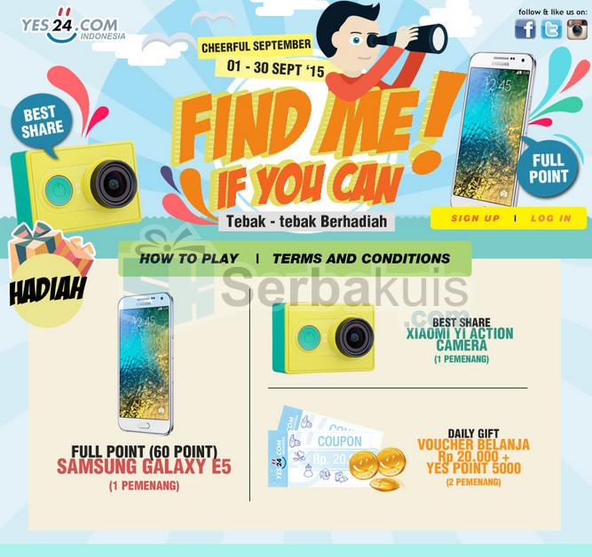 Kontes Find Me If You Can Berhadiah Samsung Galaxy E5