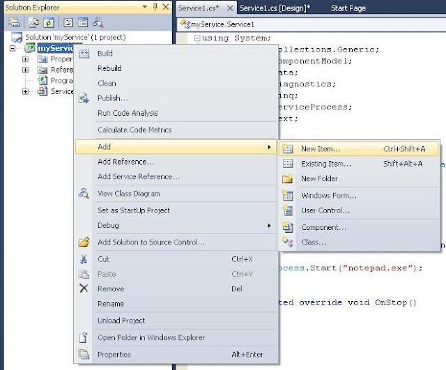 Coding Evolution C สร้าง Windows Service ให้เรียกโปรแกรมอื่น