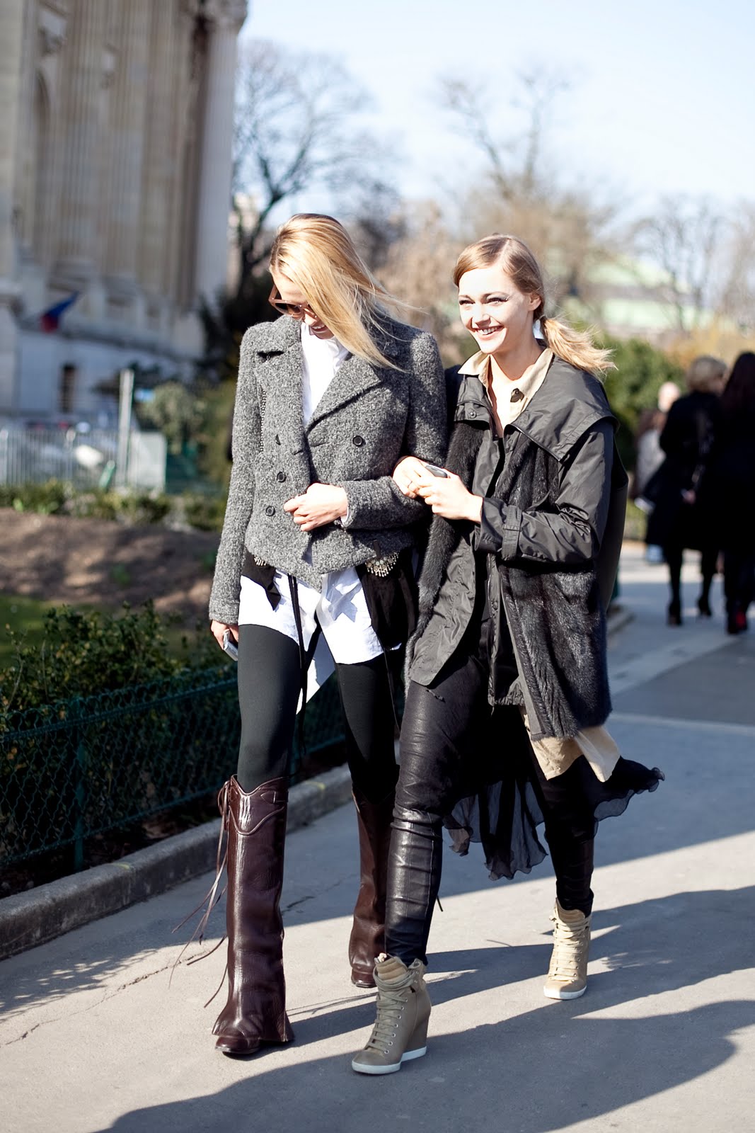 ALTAMIRANYC: At Chanel: Anno Dello Russo arrives, Natasha Poly & Sasha ...
