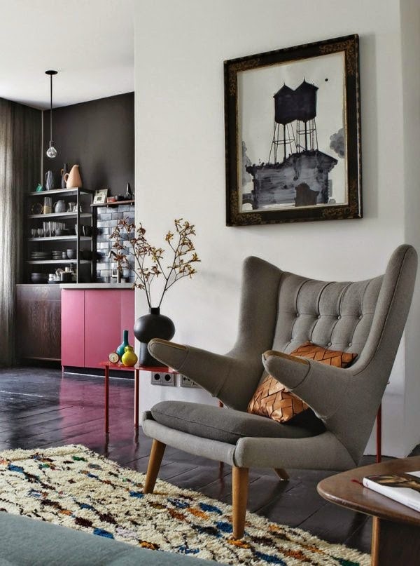 Set up with  gray color more than melancholy!