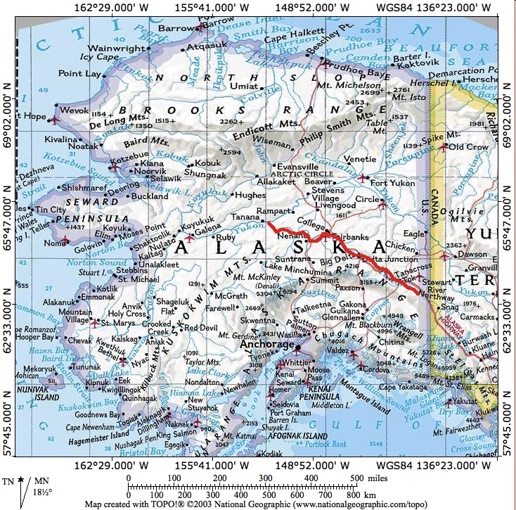 alaskatracks The Tanana River