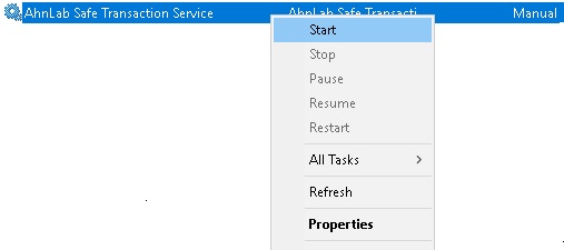 Ahnlab Safe Transaction Application Ahnlab Safe Transaction Application