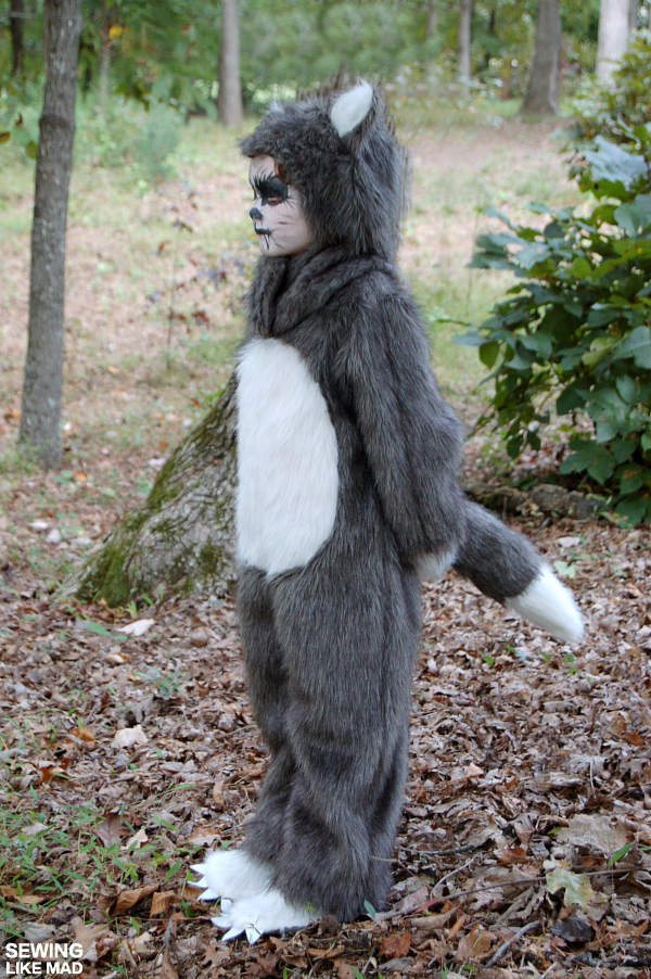 Sewing Like Mad Wolf Costume Halloween 2014