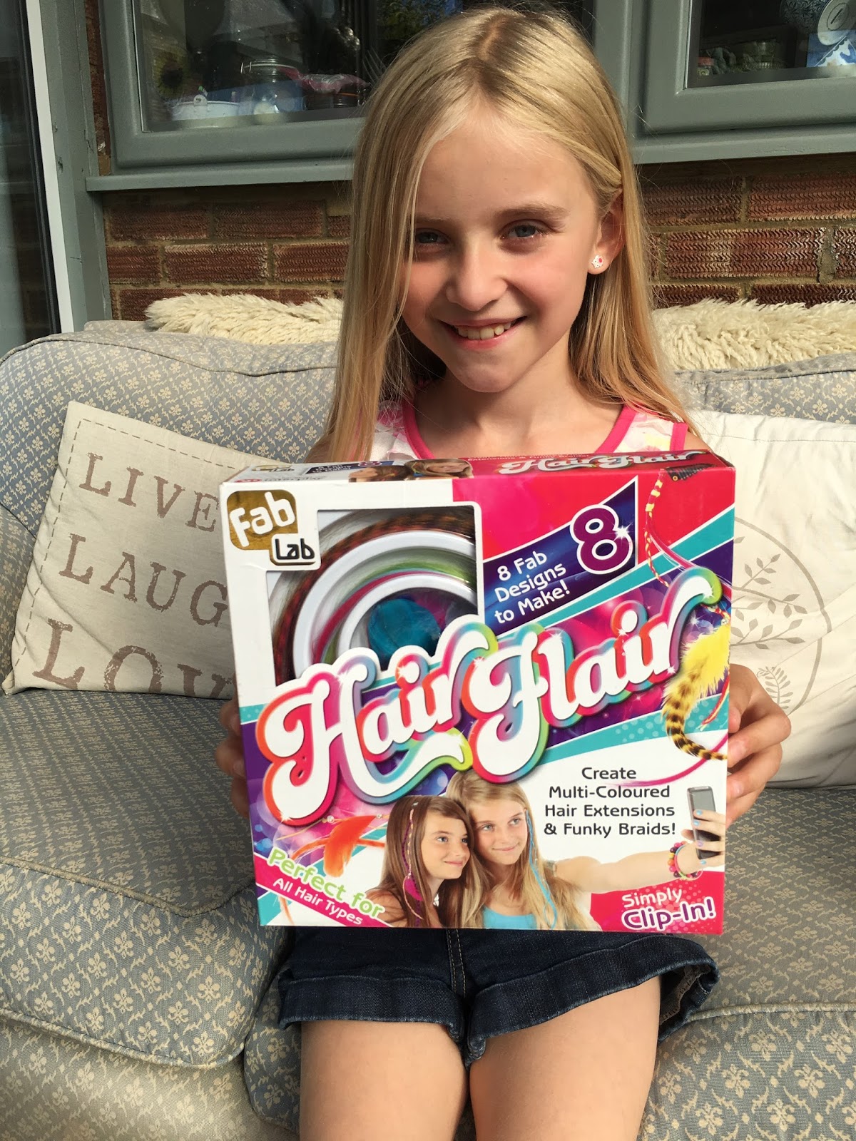 Checking out Fab Lab Hair Flair from Interplayfun with braids and hair extensions review