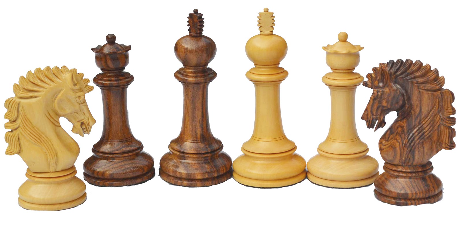 Azacus Dragan Knight Wooden Weighted Chess Set