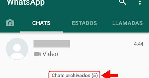 ¿Dónde se guardan las conversaciones archivadas de Whatsapp?