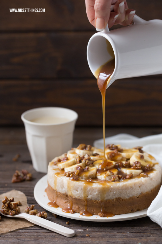 Milchreis Torte Milchreistorte Rezept Banana Caramel Milk Rice Tart Recipe