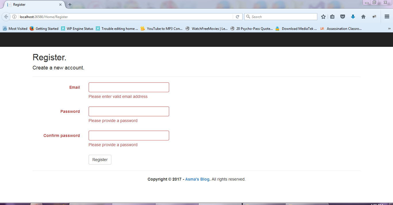 ASP.NET MVC5: JQuery Form Validator - Asma's Blog