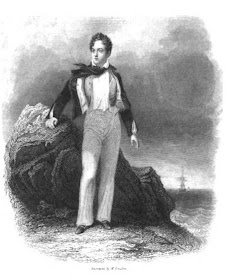 Lord Byron by Stanfield  from Life, Letters and Journals of Lord Byron (1839)