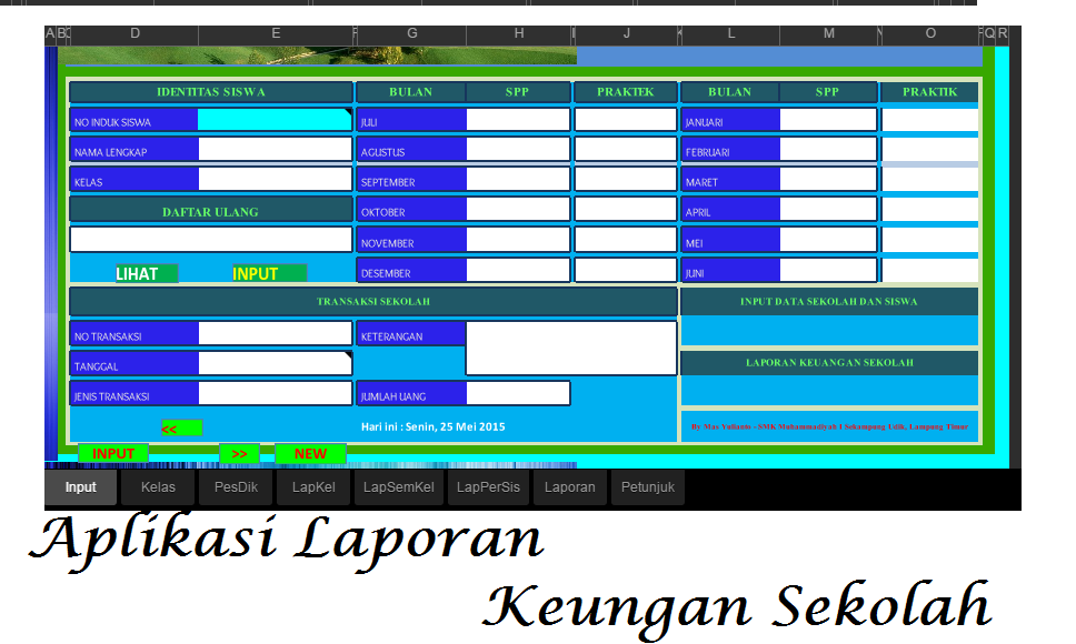 Aplikasi Laporan Keuangan Sekolah Xlv Aplikasi Laporan Keuangan Sekolah Xlv