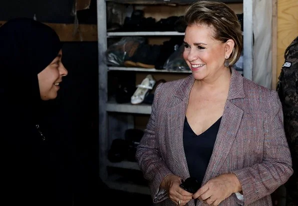 Grand Duchess Maria Teresa visited Arcenciel Foundation headquarters in Taanayel, and Bar Elias refugee camp in Bekaa Valley