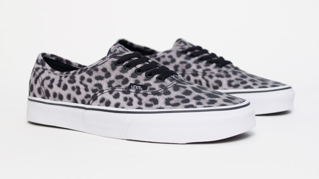 vans leopard noir