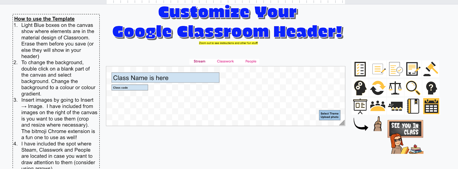 Virtualgiff Com Custom Headers In Google Classroom